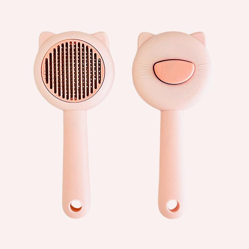 Kitten-Friendly Massage Deshedding Brush for Cats & Dogs